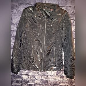 Spyder 🕷 Women's Metallic Black Puffer Jacket